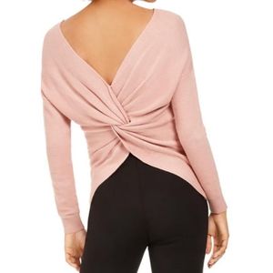 NWT BAR III | Twist Back Sweater